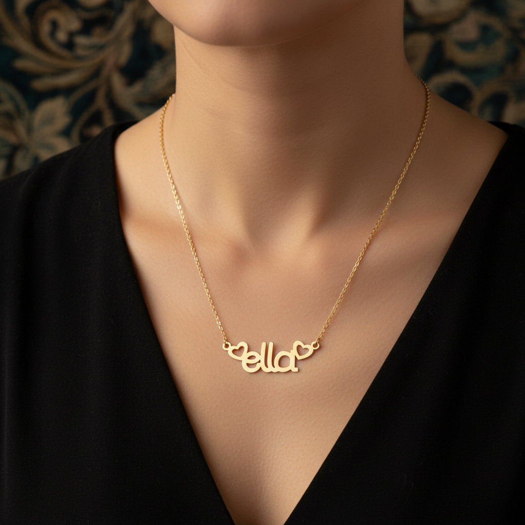 Ella Necklace - On Model