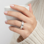 Emerald Cut Diamond Eternity Band - Full Face Model
