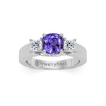14k Triple A Tanzanite Diamond Ring (0.99.ct.tw)