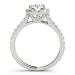 14K White Gold Diamond Engagement Ring (0.82.ct.tw)
