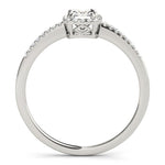 14K Emerald-Cut Diamond Engagement Ring (0.61.ct.tw)