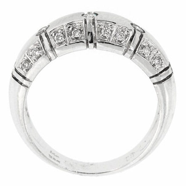 14k Solid Gold Round Diamond Band (0.30.ct.tw)