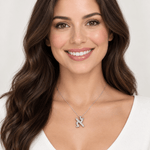 14k Gold Diamond Initial Alef Hebrew Letter Necklace (0.20.ct.tw) - JewelryNest LLC