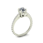14k Gold Round Cut Solitaire Diamond Ring (0.90.ct.tw)