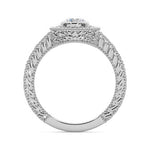 14k White Gold Round Diamond Ring (0.85.ct.tw)