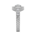 14k White Gold Round Diamond Ring (0.85.ct.tw)