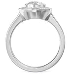 14k White Gold Round Diamond Ring (1.03.cts.tw)
