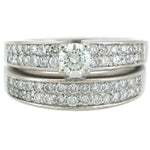 14k Gold Lab-Grown Round Cut Diamond Bridal Set Bands (2.36.cts.tw)