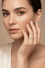 14k Solid Gold Diamond Stackable Ring Set (1.08.ct.tw) - JewelryNest LLC