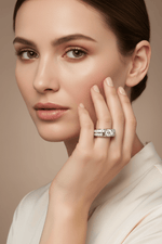 14k Solid Gold Diamond Engagement Ring (1.24.ct.tw) - JewelryNest LLC