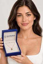 14k Solid Gold Pear-Shaped Peridot Solitaire Necklace (1.0 cts. tw.) - JewelryNest LLC