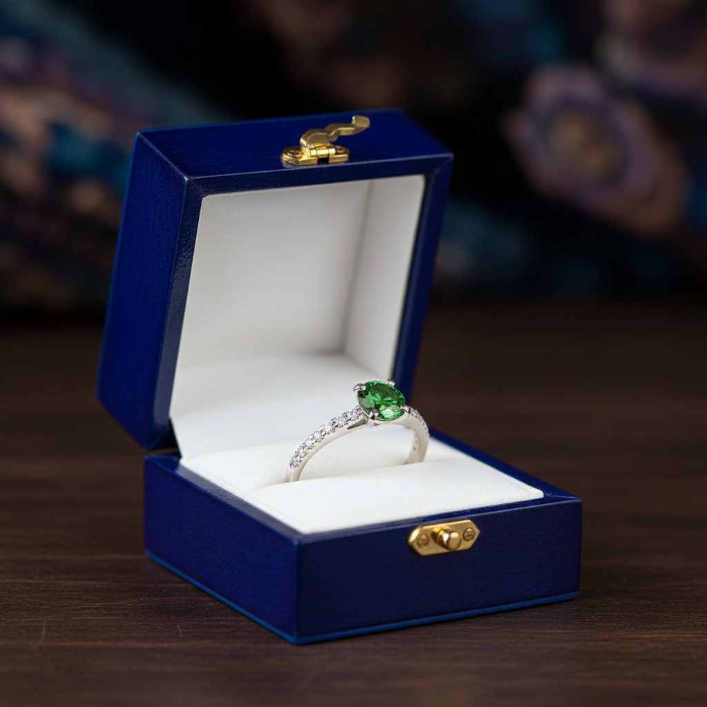 Green Forest Ring - Jewelry Box