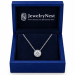 14k Diamond Tapered Bezel Solitaire Necklace (0.40.ct.tw) - JewelryNest LLC