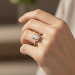 Lab-Grown Diamond Ring - On Model