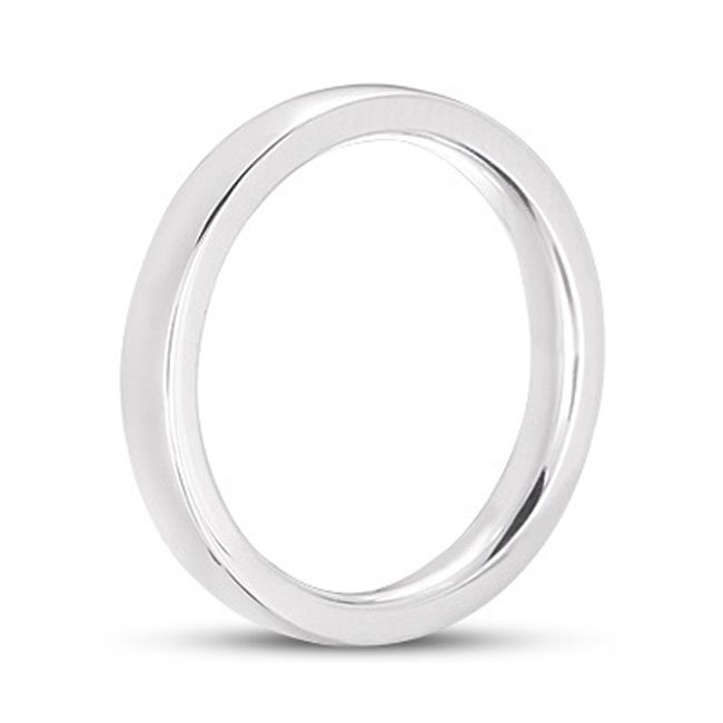 14k Gold Low Dome Comfort Fit Wedding Band (3.0 mm)