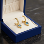 London Blue Topaz Hoop - Jewelry Box
