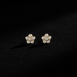 Mini Flower Stud - Flat Lay