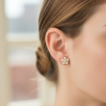 Mini Flower Stud - Worn