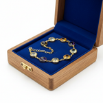 Multi-Gemstone Bracelet in Royal Blue Box