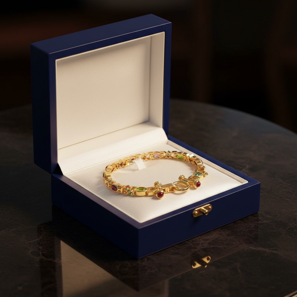 Multi Gemstone Bracelet - Jewelry Box