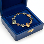 Multi-Gemstone Gold Bracelet in Box