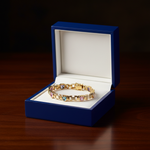Nine Stone Heart Bracelet - Jewelry Box