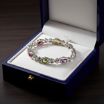 Oval Gemstone Bracelet - Jewelry Box