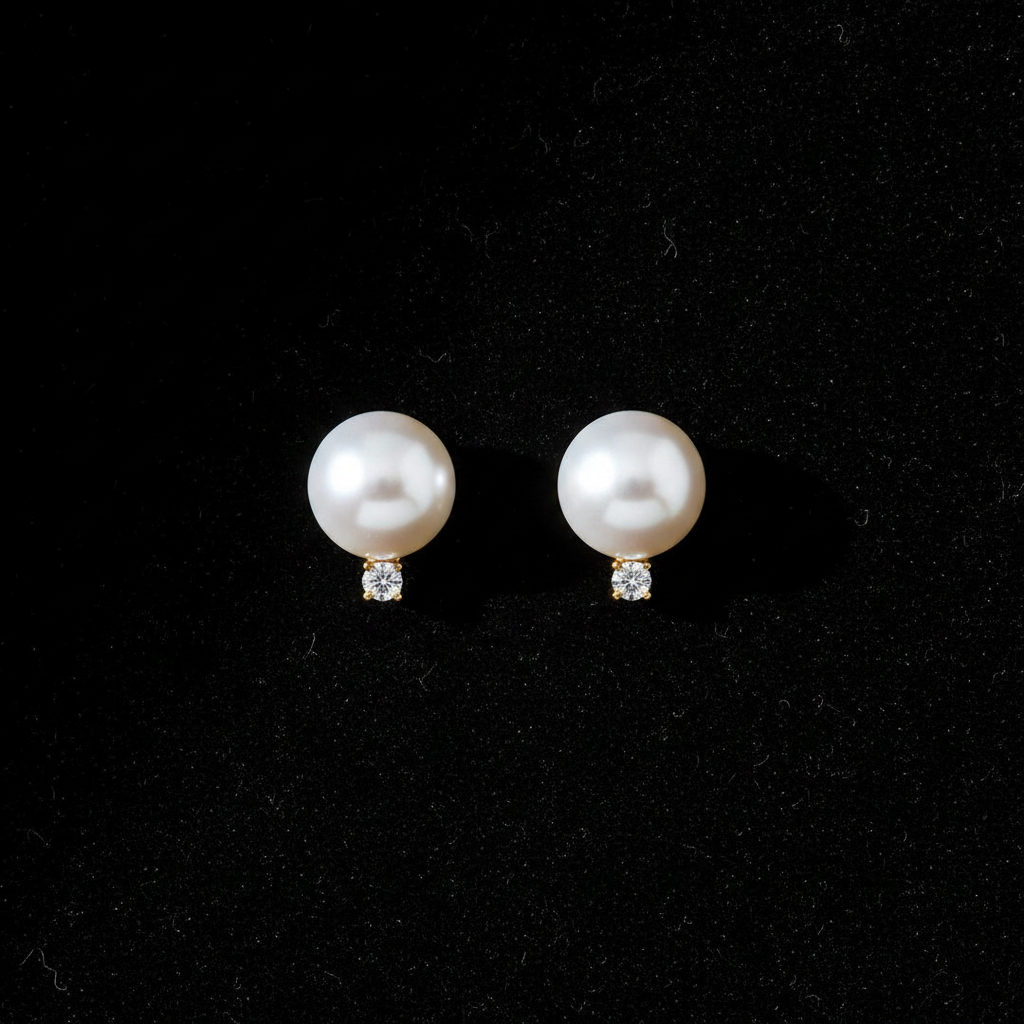 Pearl Diamond Drop 0.20 - Flat Lay