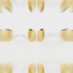 18k Yellow Gold Sparkle Cuddliest Huggie Earrings Video