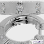 14k Solid Gold Round Diamond Huggie Earrings Video