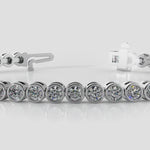 14k Solid Gold Diamond Tennis Bracelet Video