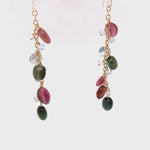 Sterling Tourmaline Blue-Topaz Earrings Video