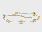14K Lab Grown Diamond Stationary Bracelet Video