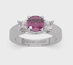 14k Gold Cushion Diamond Tourmaline Ring Video