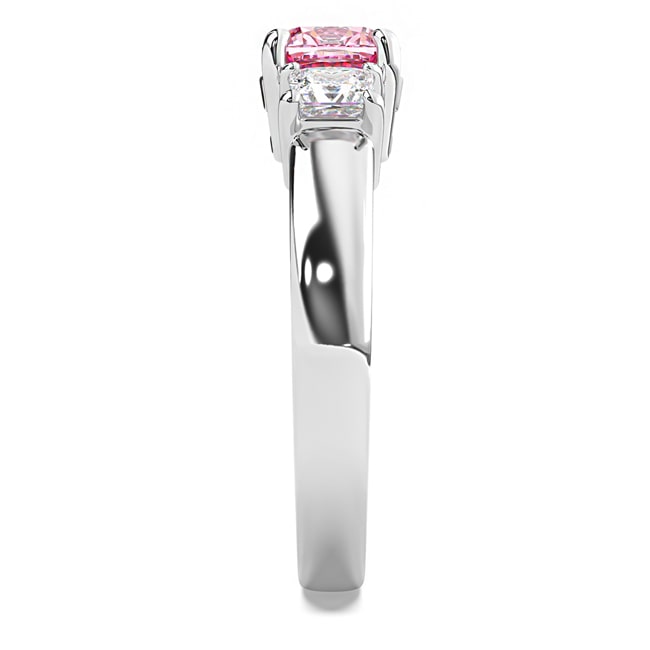14k Gold Diamond Cushion Pink Sapphire Ring (1.56.cts.tw)