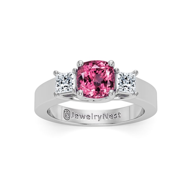 14k Gold Cushion Tourmaline Diamond Ring (1.50.cts.tw)