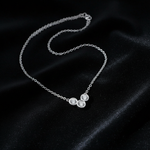 Pyramid Necklace - Flat Lay