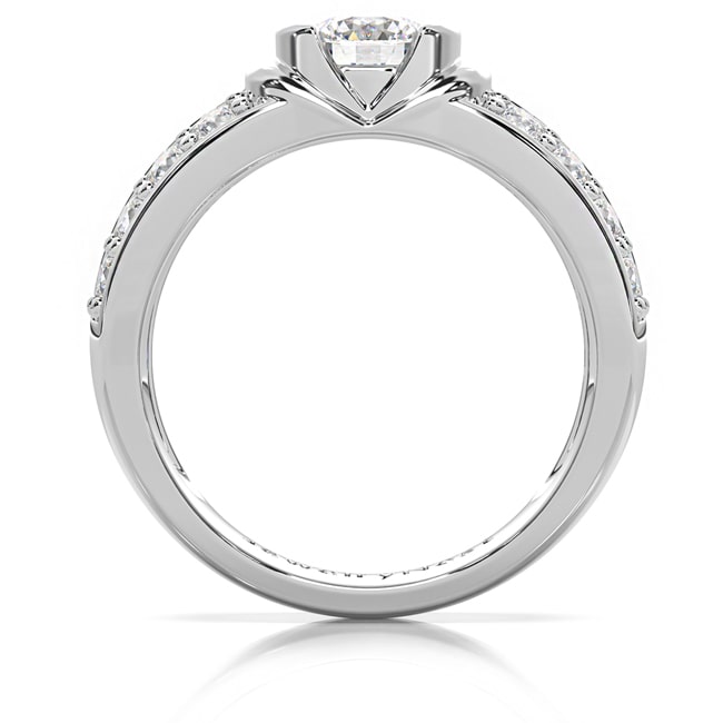 14k Solid Gold Round Diamond Ring (1.24.cts.tw)