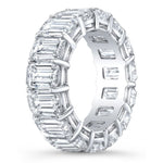 14k Emerald Cut Diamond Eternity Band (4.60.cts.tw)