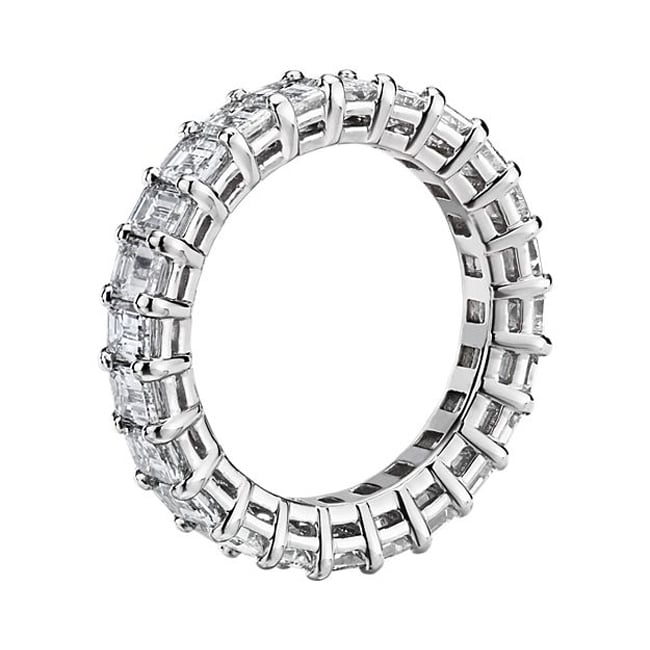 14k Gold Emerald-Cut Diamond Eternity Band (2.85.cts.tw)