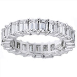 14k Gold Emerald-Cut Diamond Eternity Band (2.85.cts.tw)