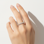 Round Diamond Eternity Band on Model