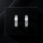 Round Diamond Huggie 0.54 WG - Flat Lay