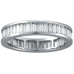14k Gold Straight Baguette Diamond Eternity Band (3.40.cts.tw)