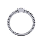 14k Gold Twisted Shank Solitaire Diamond Ring (0.25.ct.tw)