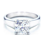 14k Gold Princess Diamond Solitaire Ring (0.50.ct.tw)
