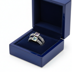 Stackable Rings in Royal Blue Gift Box