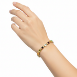 Tennis bracelet on model