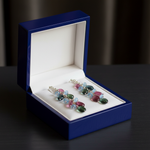Tourmaline Blue-Topaz Earrings - Jewelry Box