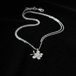 White Gold Butterfly - Flat Lay